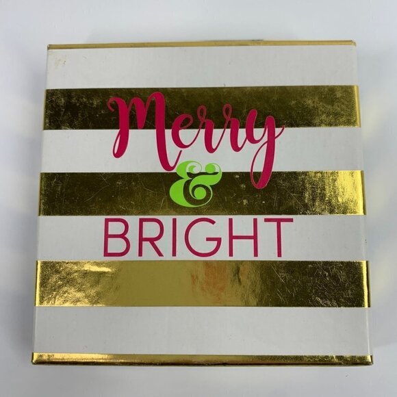 Merry & Bright Pink Heart Pendant & Gold Chainlink Necklace & Earring Set 18"L - Picture 5 of 5